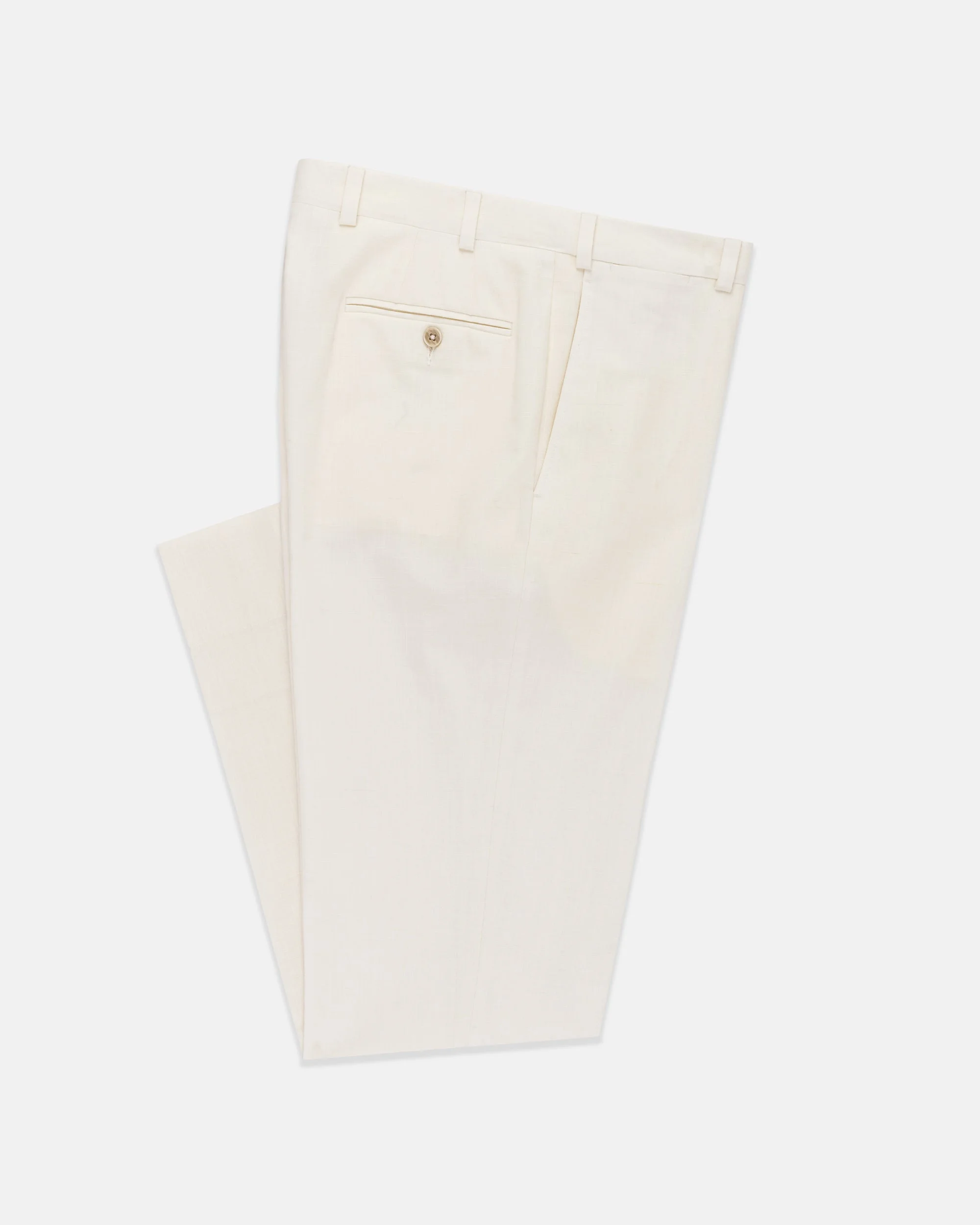 CRASH LINEN TROUSERS - 1