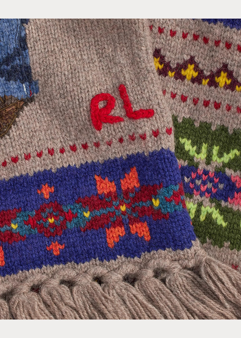 Polo Bear Wool-Blend Scarf 4