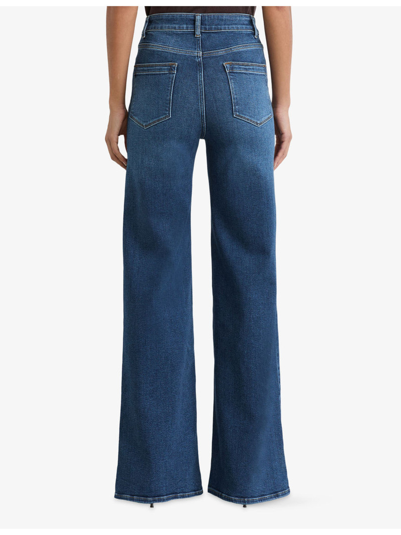 Jas Wide-Leg High-Rise Stretch-Denim Jeans 4