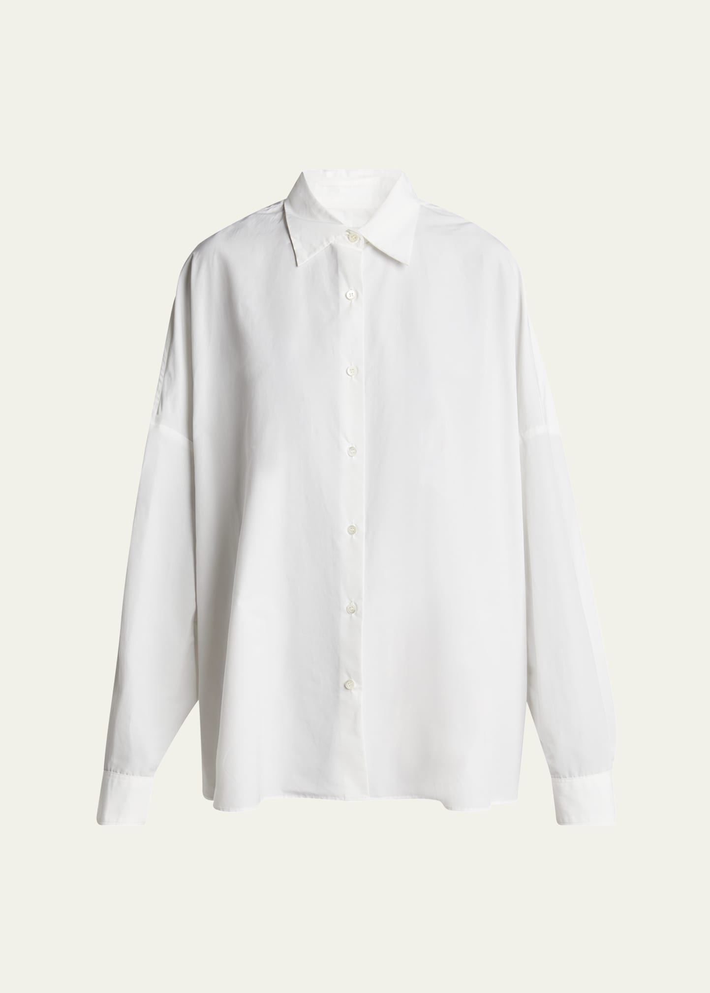 Casia Button Down Oversized Shirt - 1