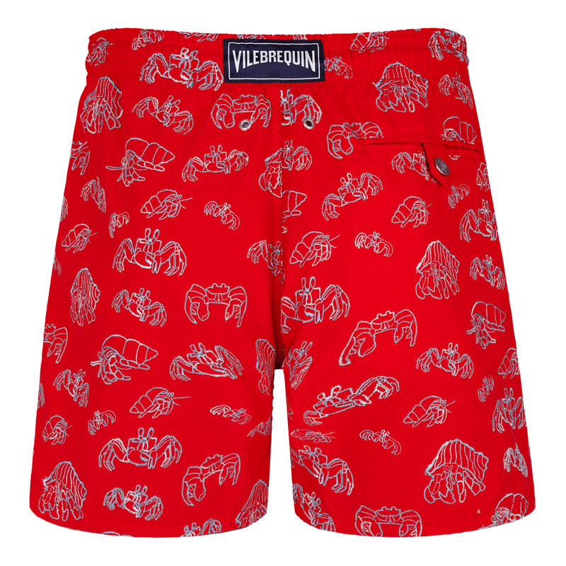 Vilebrequin Men Swim Trunks Embroidered Hermit Crabs - Limited Edition outlook