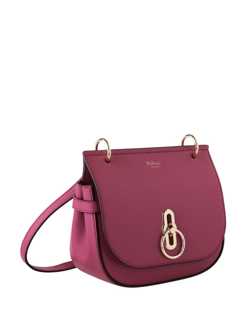 Small Amberley Satchel Small Classic Grain (Wild Berry) 3