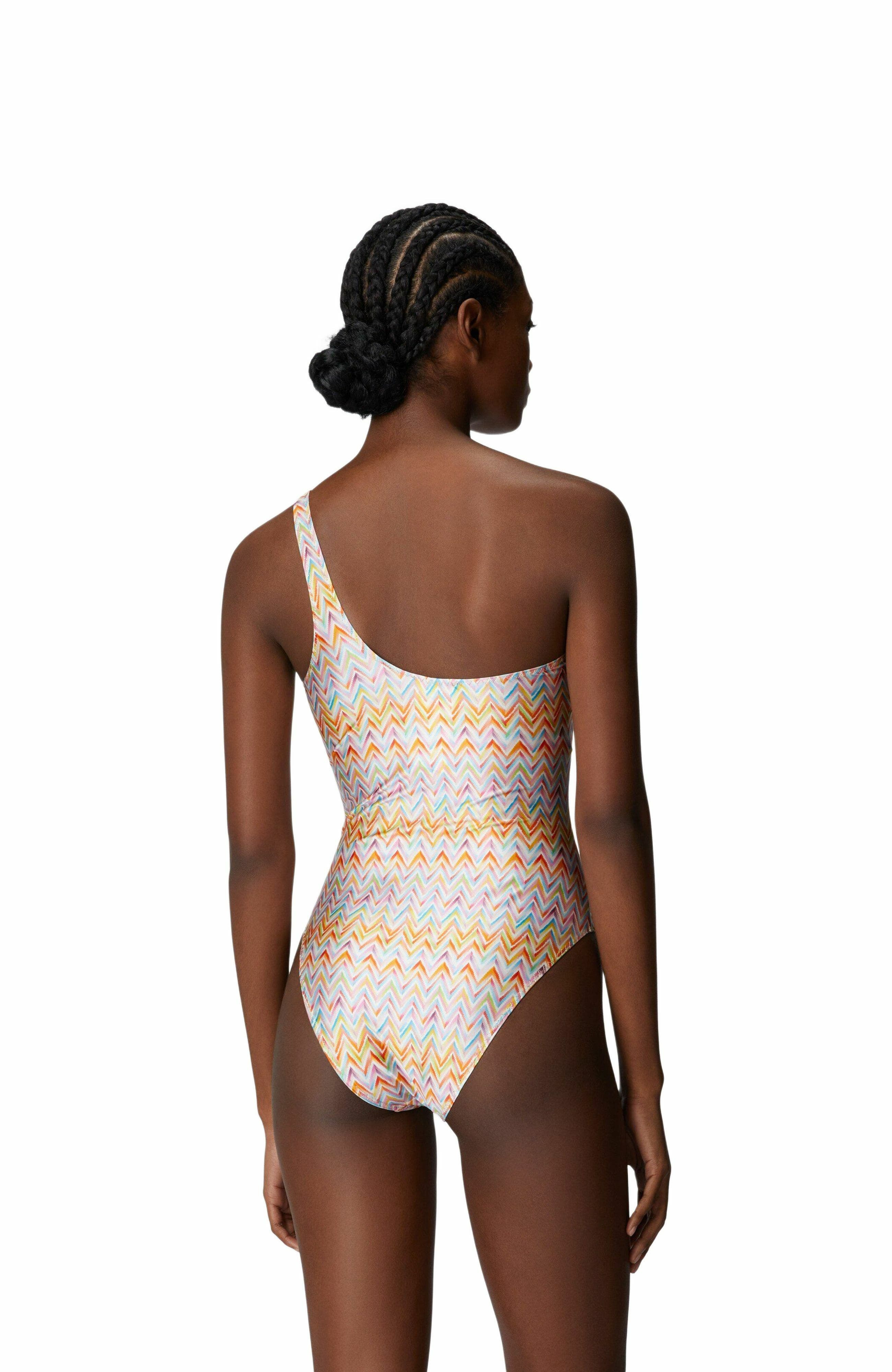Missoni One-shoulder Swimsuit In Technical Fabric in Multicoloured at Nordstrom - 2