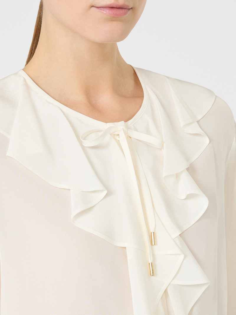 EPICA Ruffled silk blouse - SILK 5