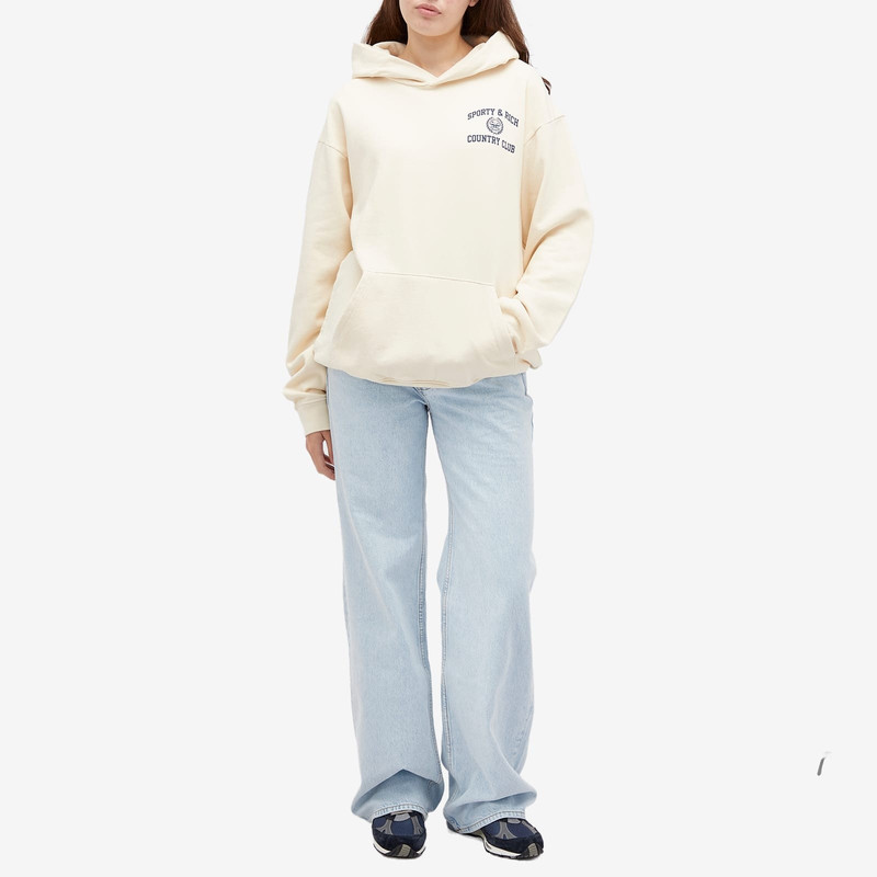 Sporty & Rich Varsity Crest Hoodie 4