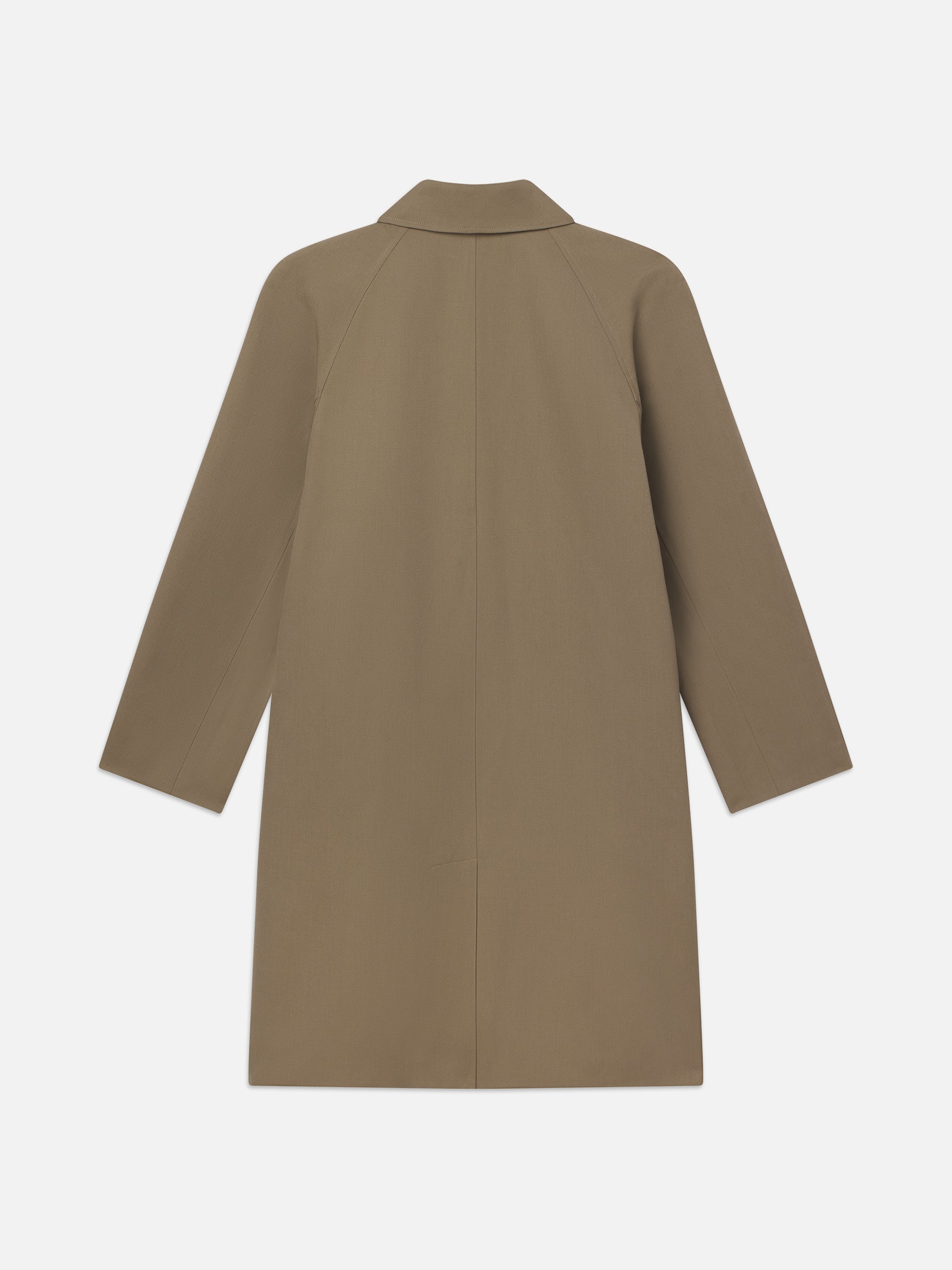 Wool Trench Coat in Light Brown - 3