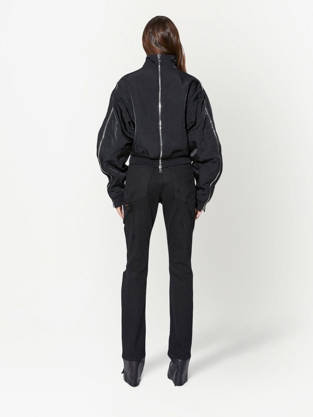 Dulce cropped zip-up jacket - 4