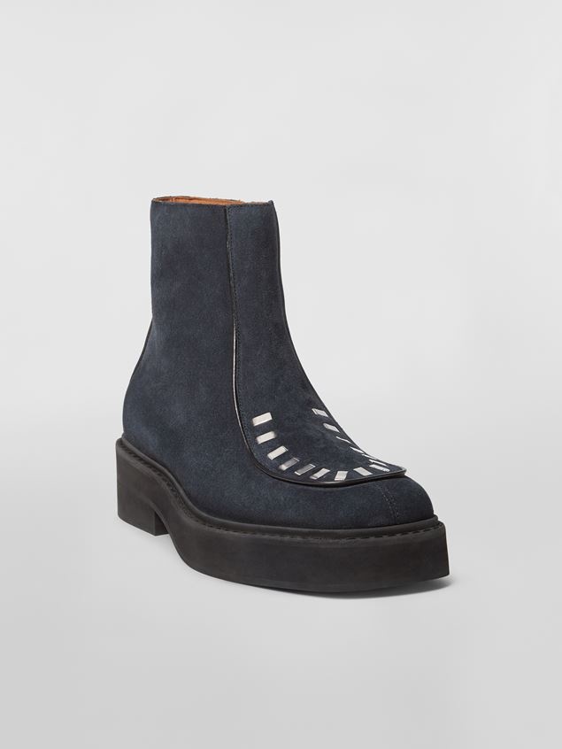 CALFSKIN ANKLE BOOT WITH SQUARE TOE - 2
