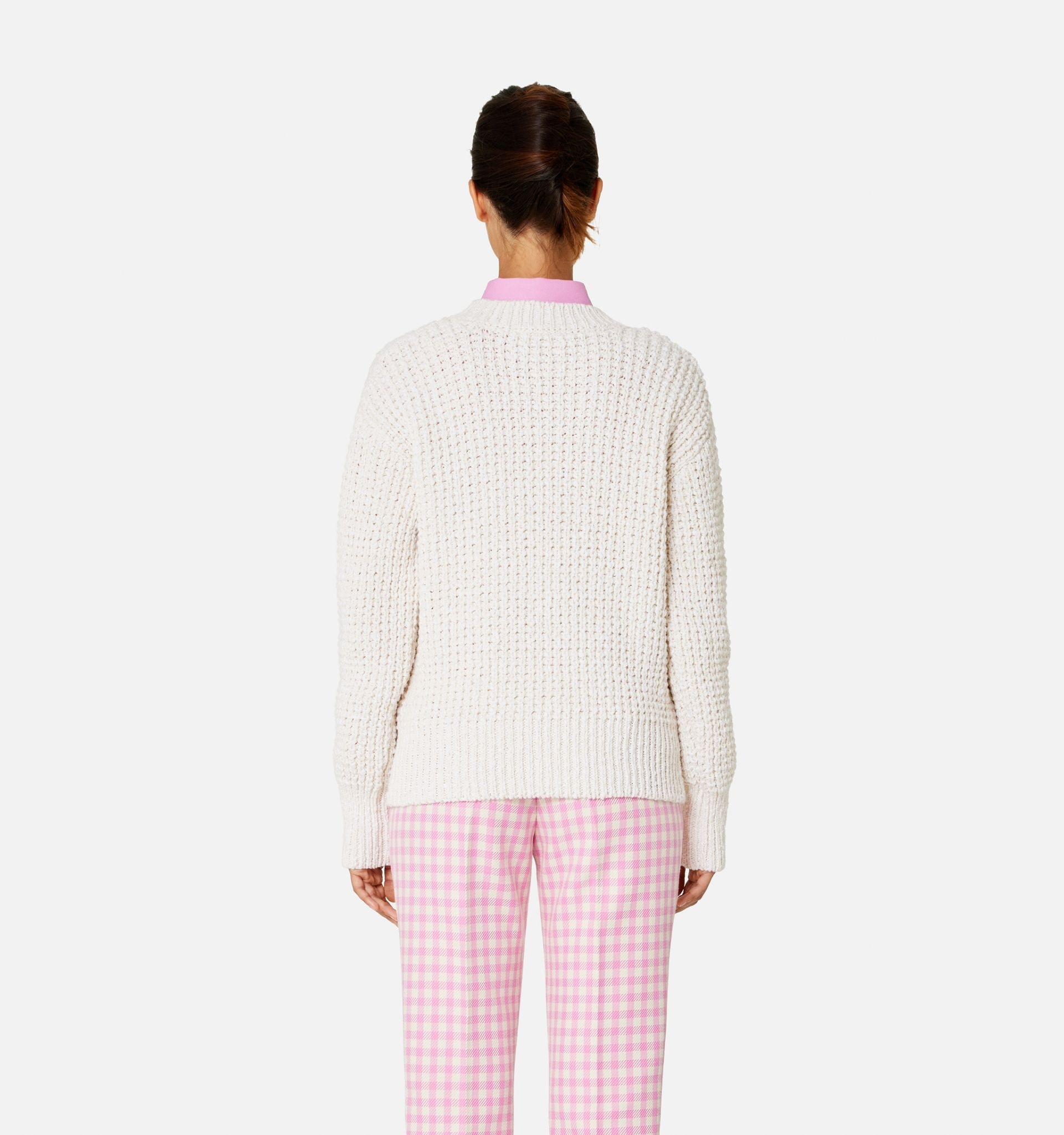 Waffle Knit Sweater - 7