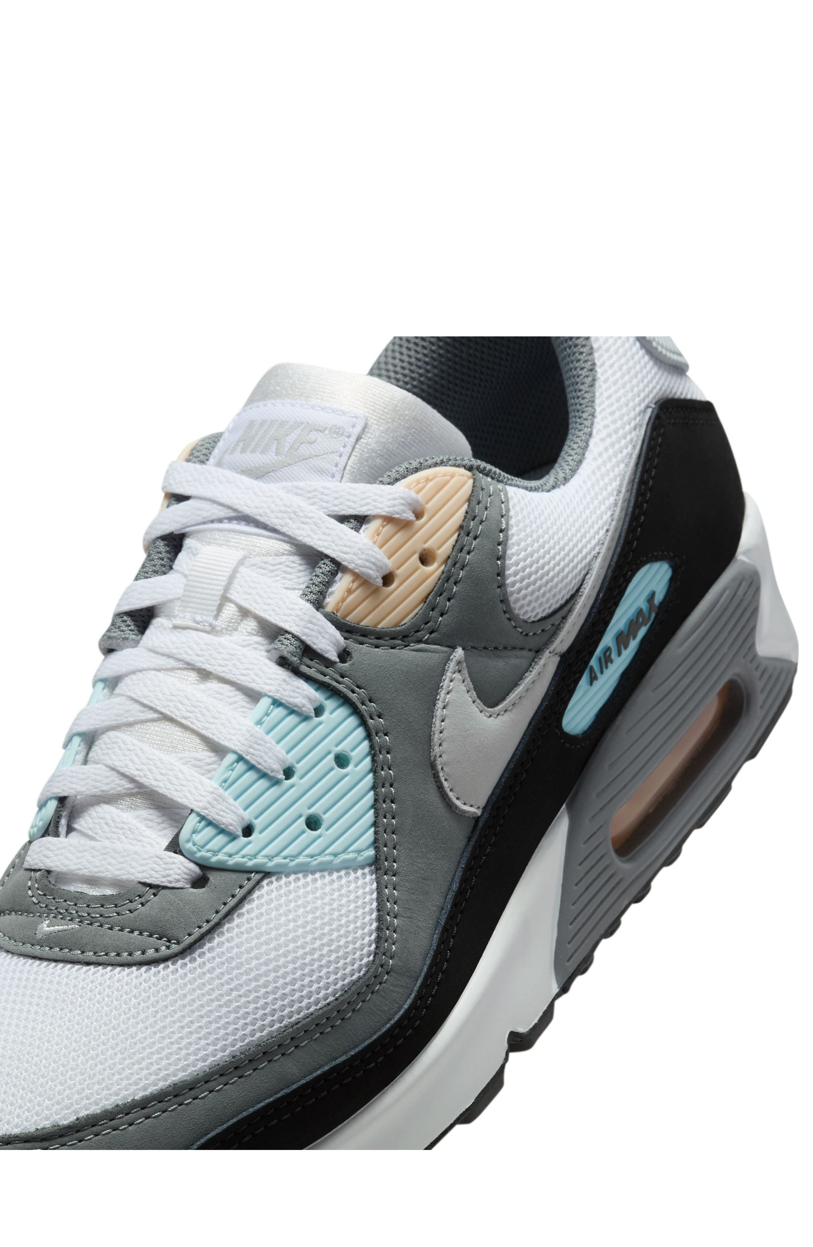 Nike Air Max 90 Sneaker in Cool Grey/Platinum/Black at Nordstrom - 7