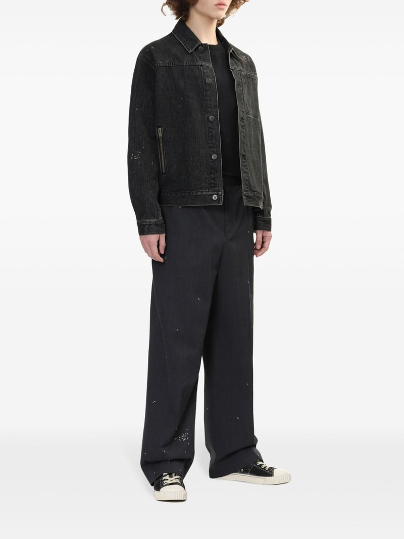 UNDERCOVER embroidered trousers outlook