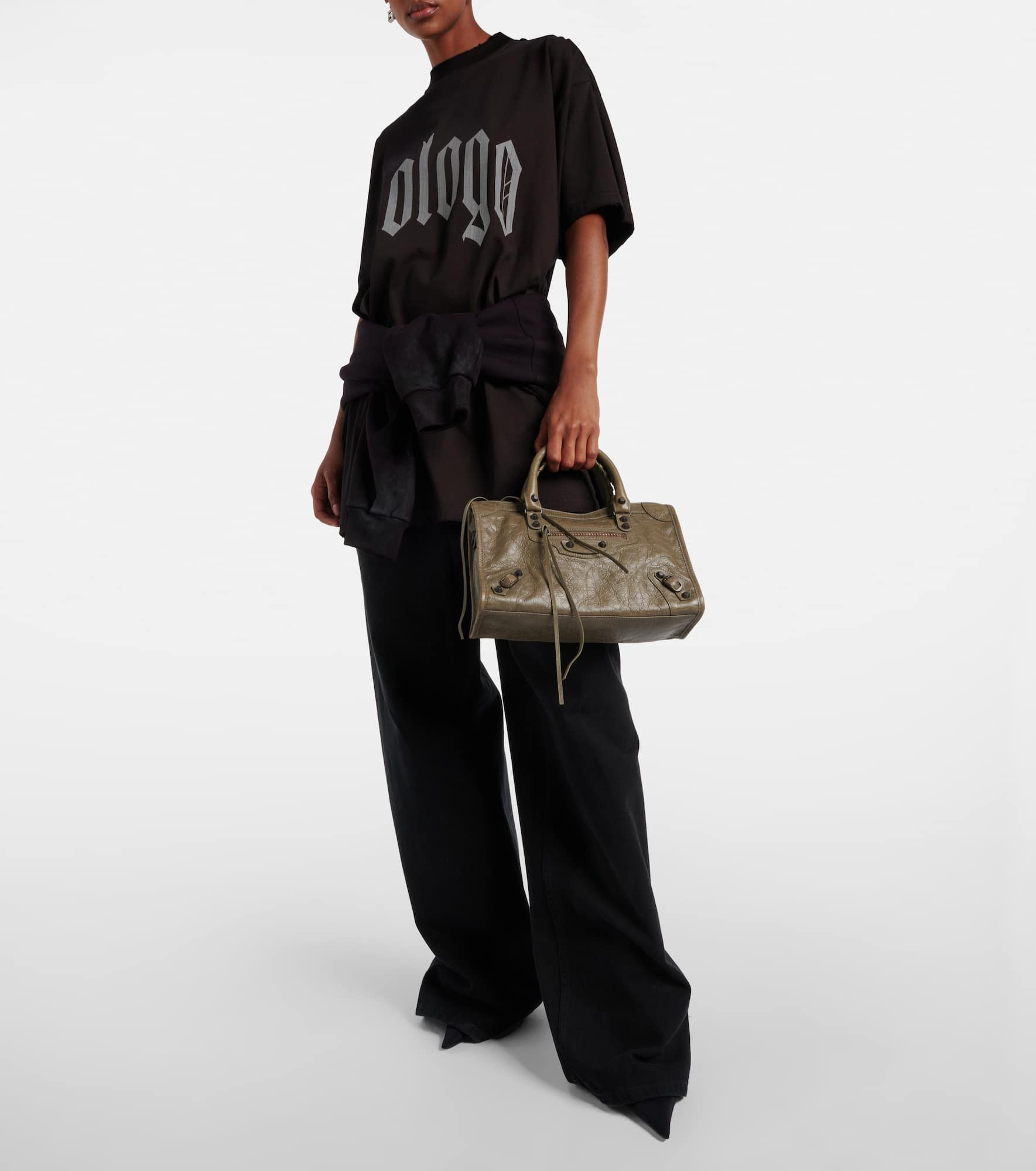 Le City Small leather tote bag - 5