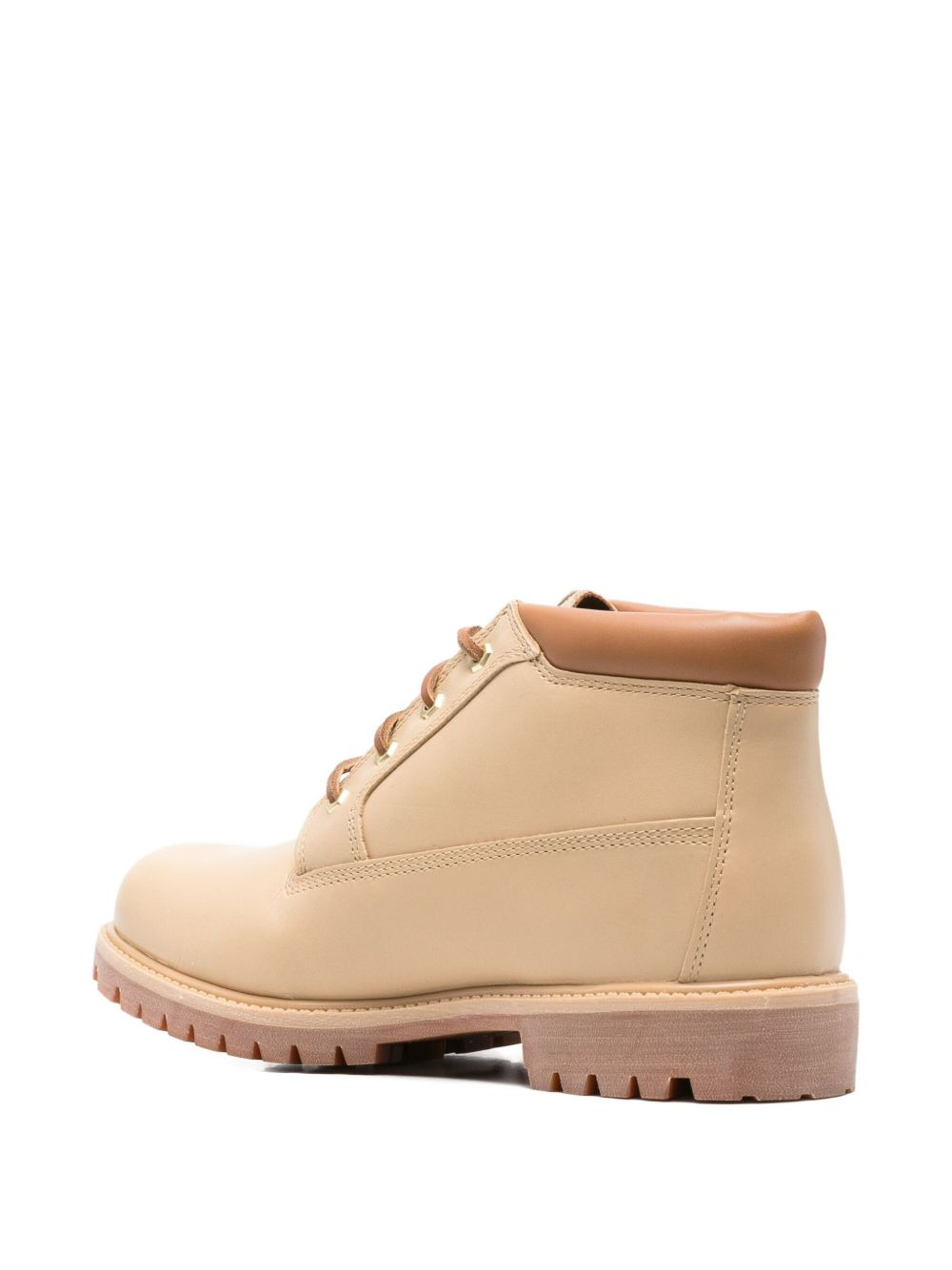 lace-up leather boots - 3