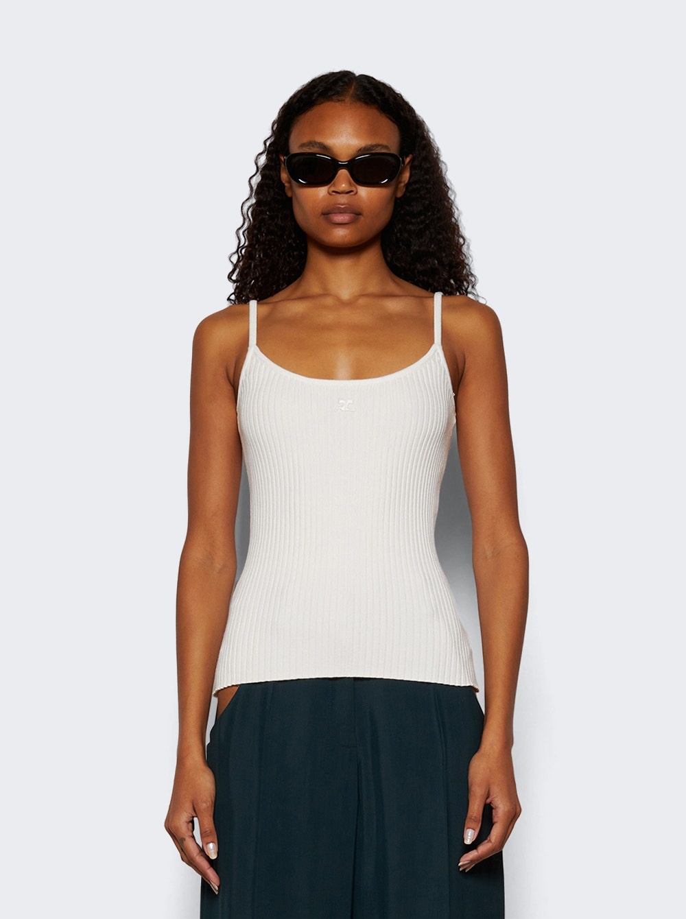 Reedition Knit Tank Top White - 3
