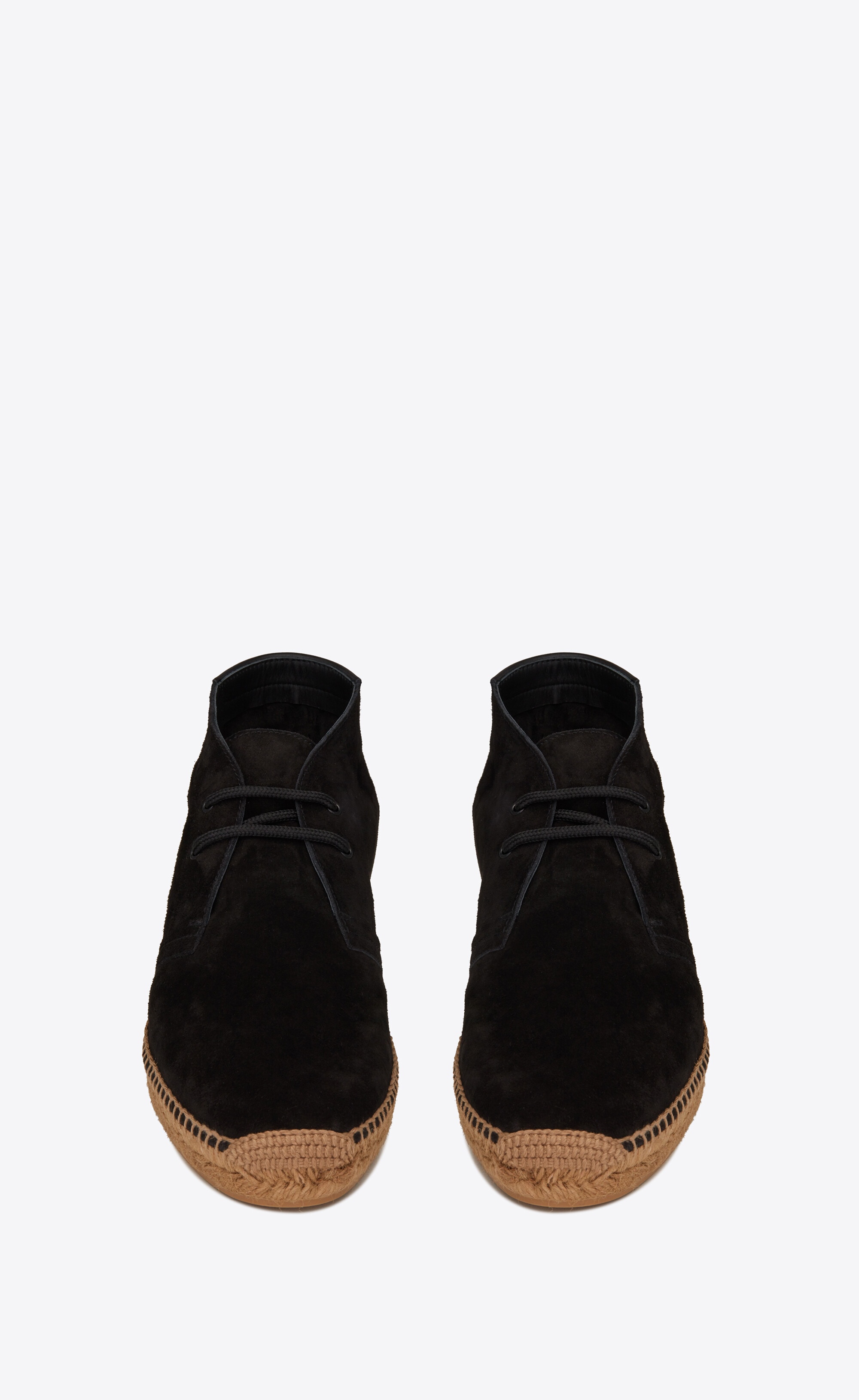 laced espadrilles in suede - 2