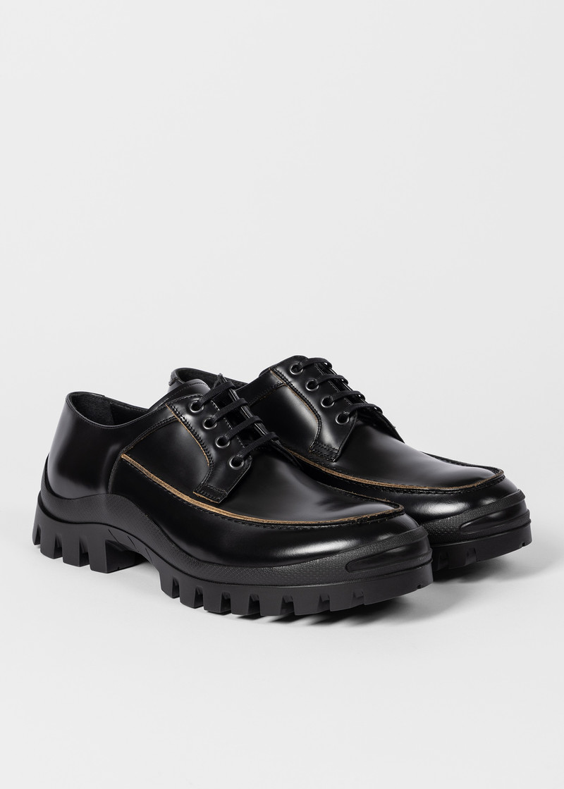 Paul Smith Black Leather 'Lyle' Shoes outlook