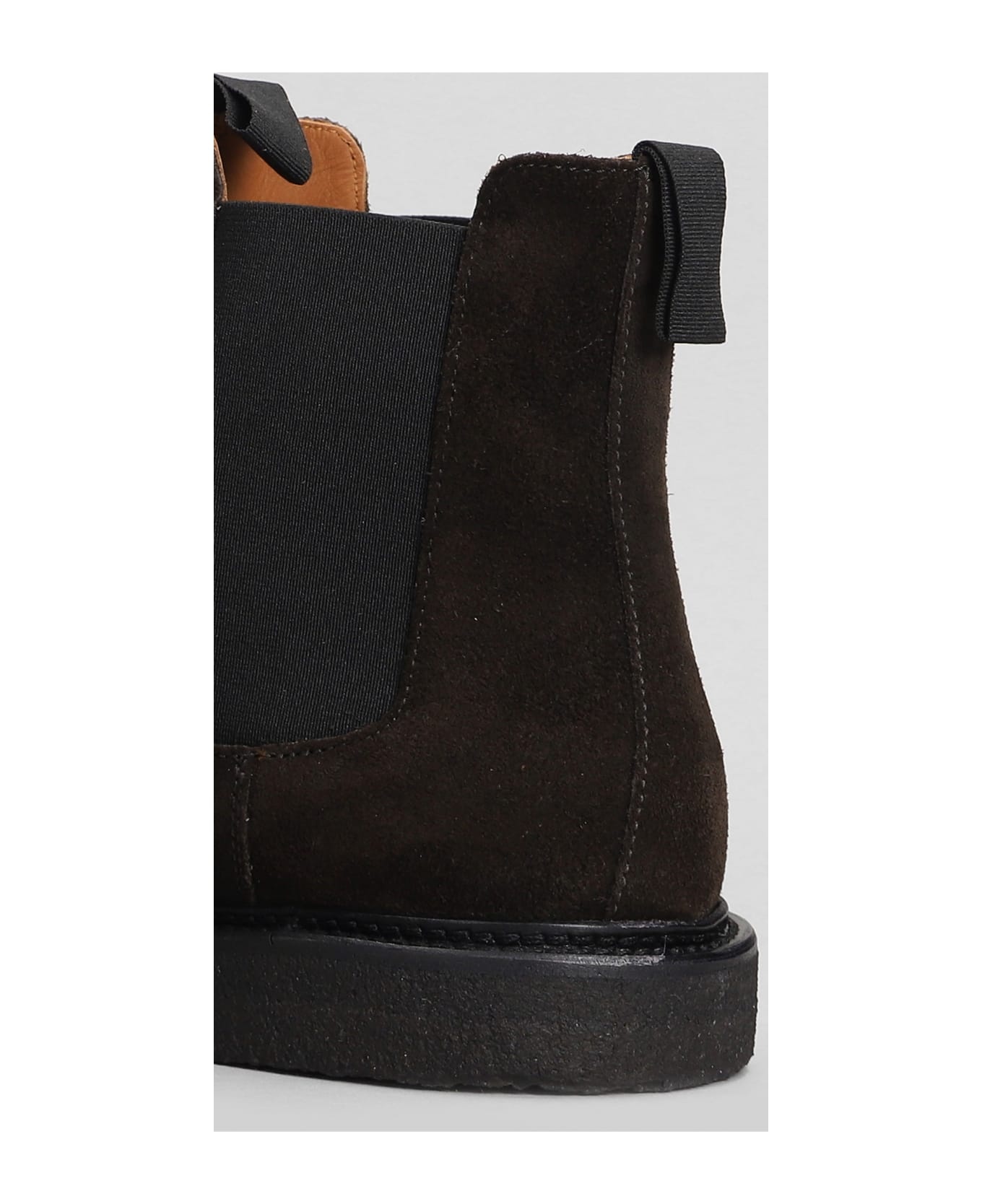 Ankle Boots In Brown Suede - 5