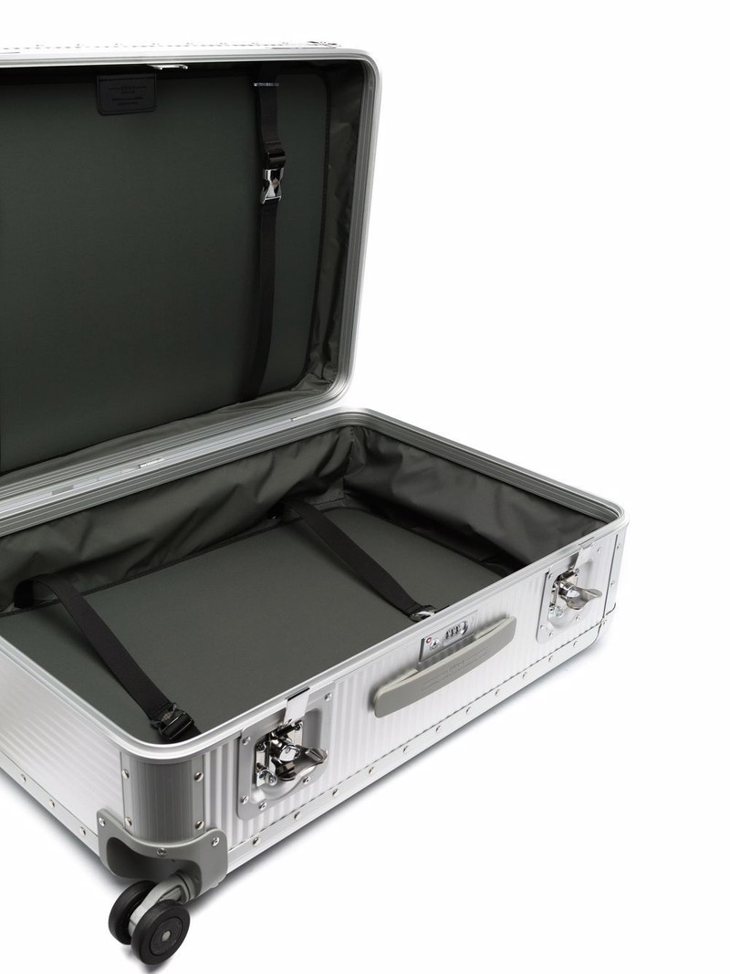 Spinner 76cm studded aluminum suitcase 5