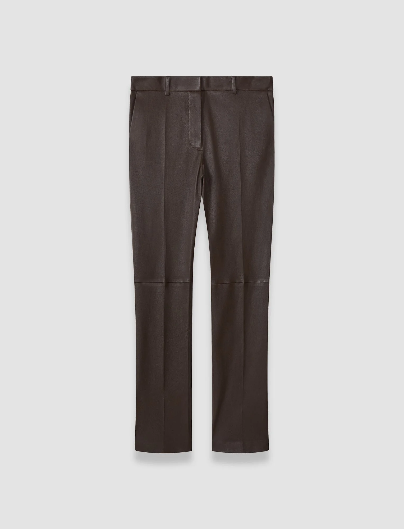 Coleman Long Leather Stretch Trousers - 1