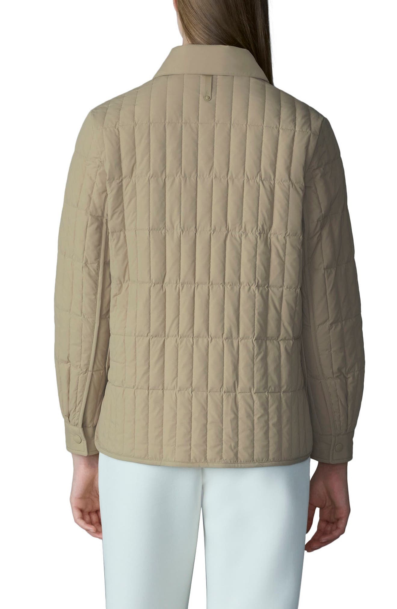 Mackage Dulcia Quilted Down Jacket in Light Camel at Nordstrom - 2