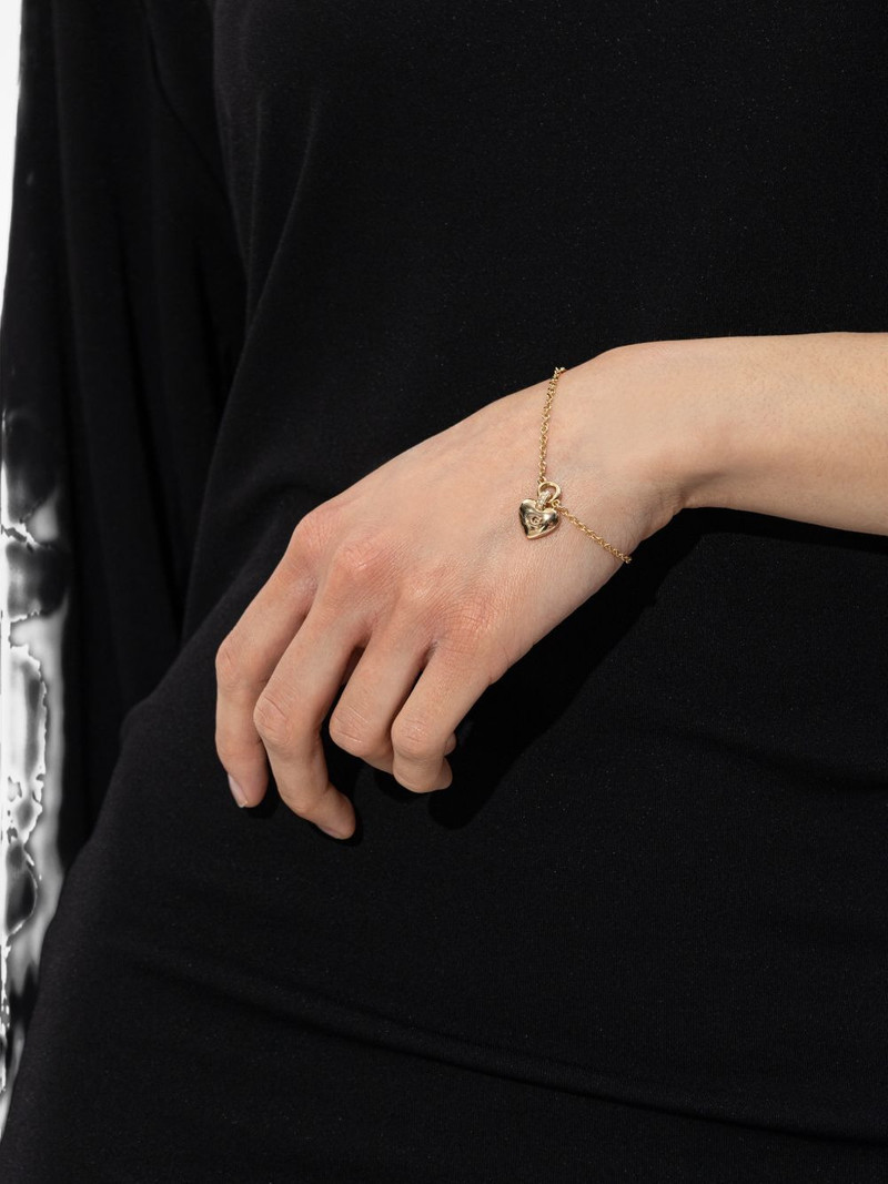 COACH heart logo bracelet outlook