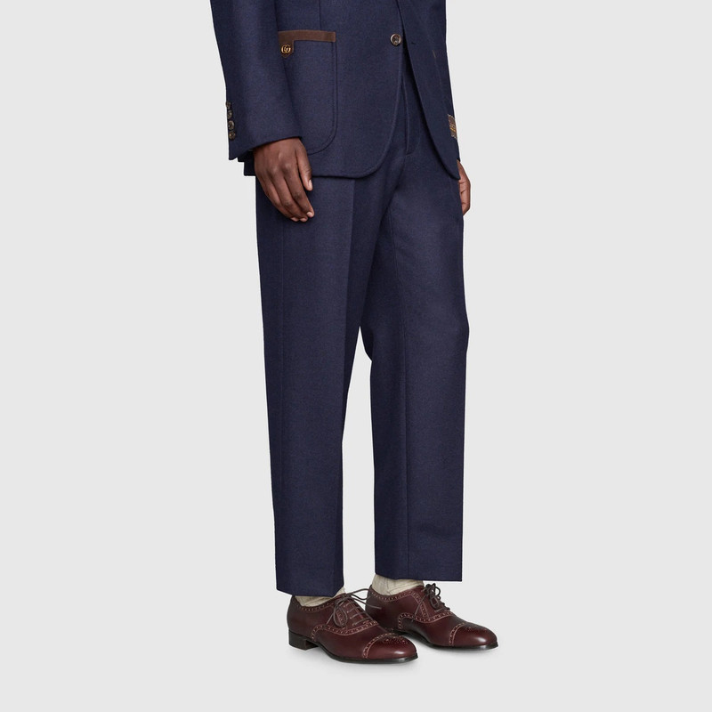 Men's shoe with brogue details 6