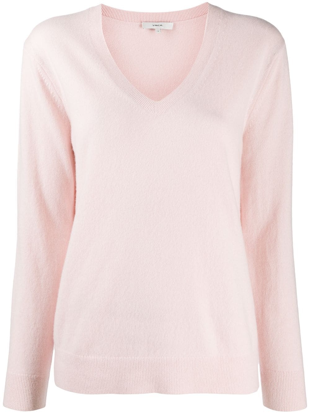 V-neck cashmere jumper - 1