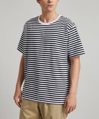 Nanamica Coolmax Striped Jersey Short-Sleeve T-Shirt outlook