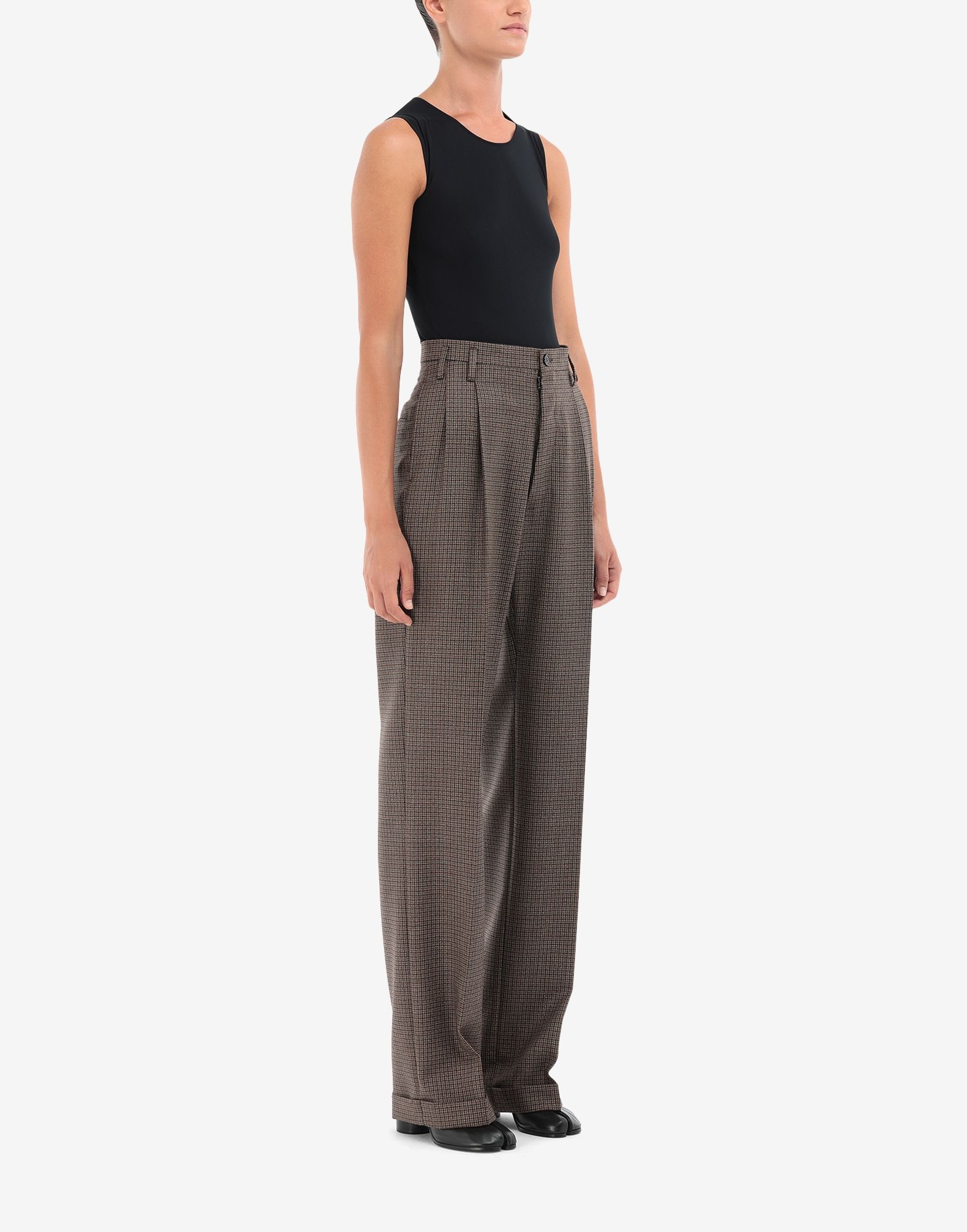 Pleated wool trousers - 3