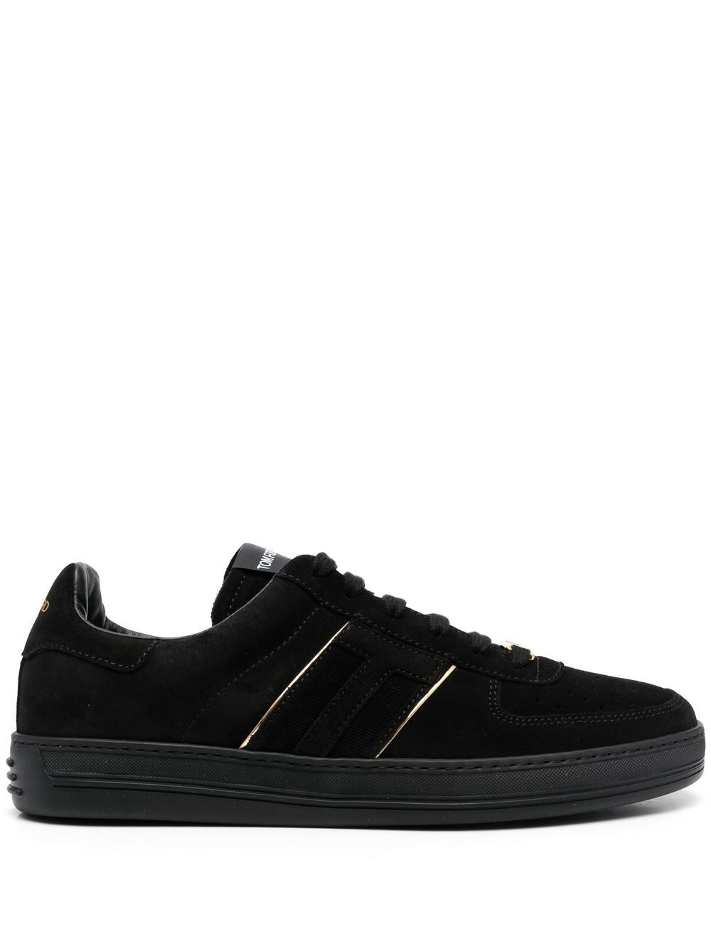 suede low-top sneakers - 1