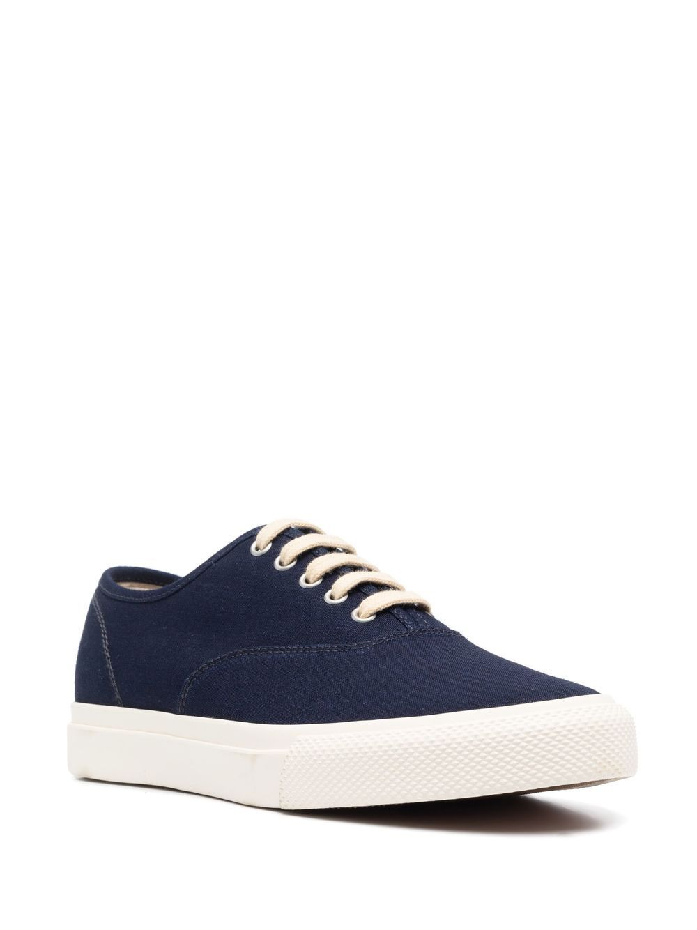 denim low-top sneakers - 2