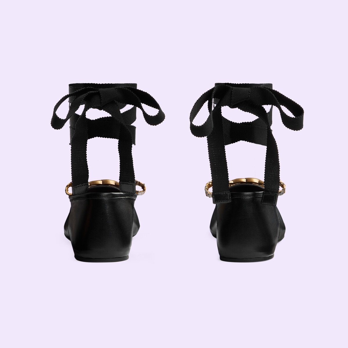 Women's Interlocking G ballet flat - 4