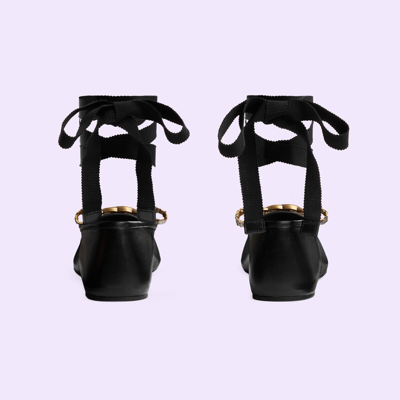 GUCCI Women's Interlocking G ballet flat outlook