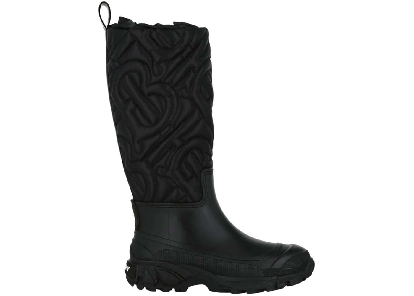 Burberry Padded Monogram Boot Black (Women's) - 1