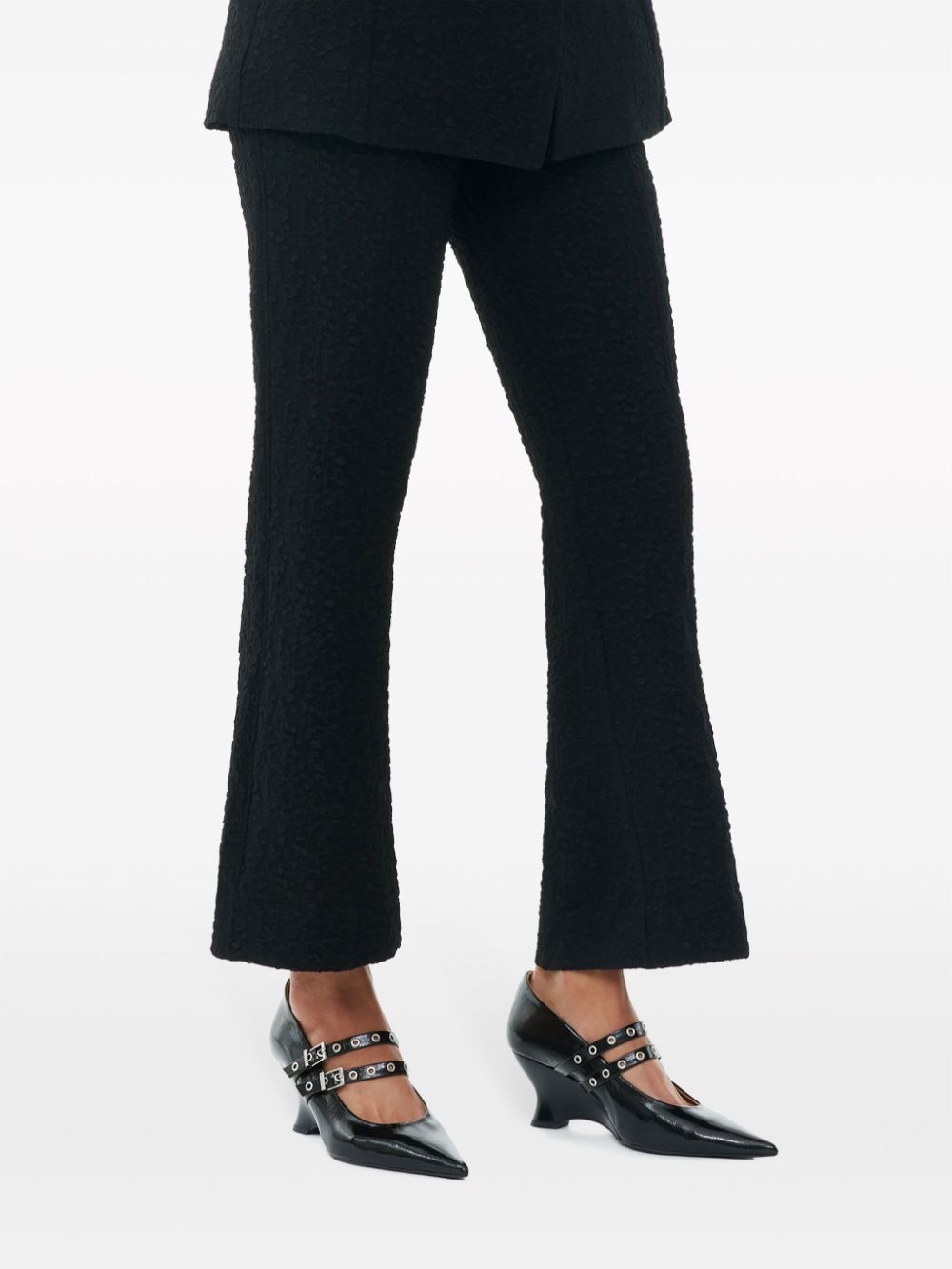 eyelet-detail Mary Jane pumps - 4