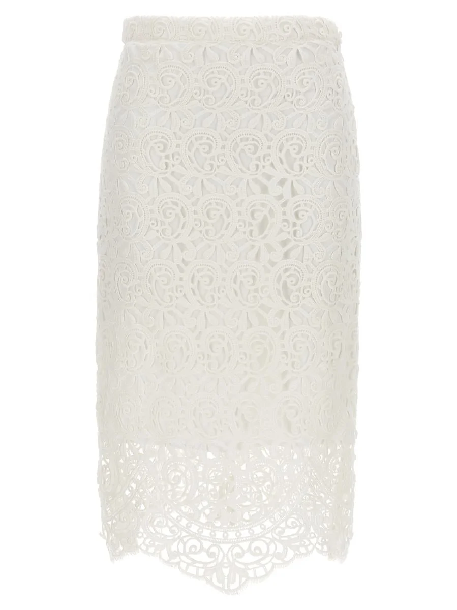 BURBERRY LACE SKIRT - 1