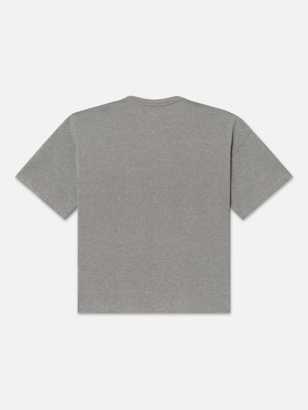 Ritz Men's Cropped Relaxed T Shirt in Heather Grey - 3