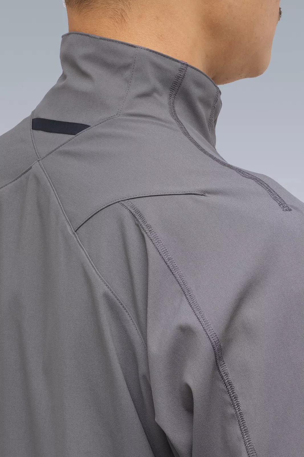 J97-M Nylon Stretch Contour Jacket Gray - 14