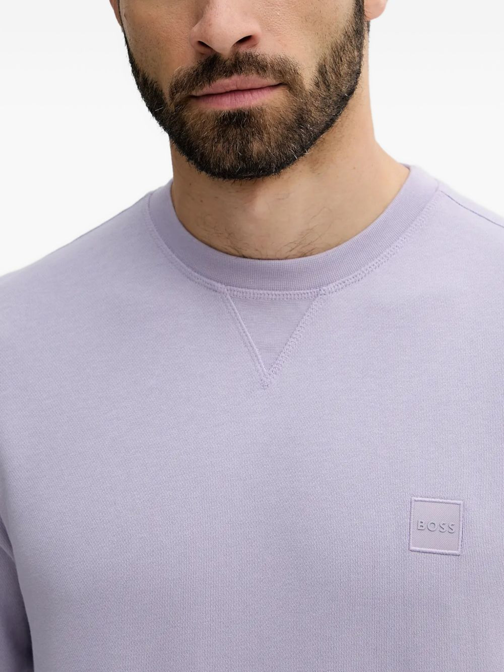 logo-patch sweatshirt - 3