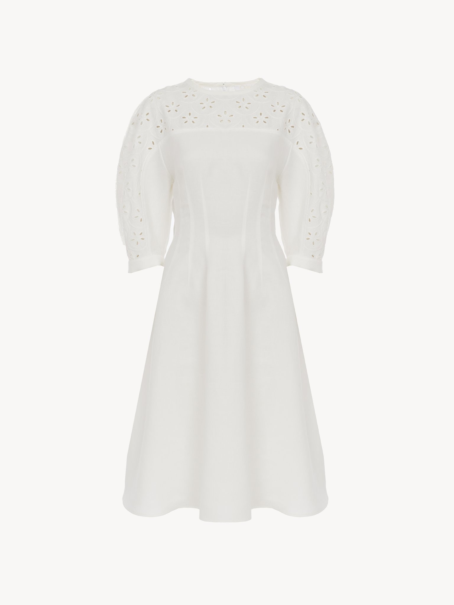 BALLOON-SLEEVE DRESS - 3