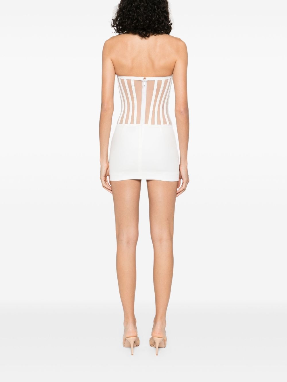 sweetheart bustier dress - 4