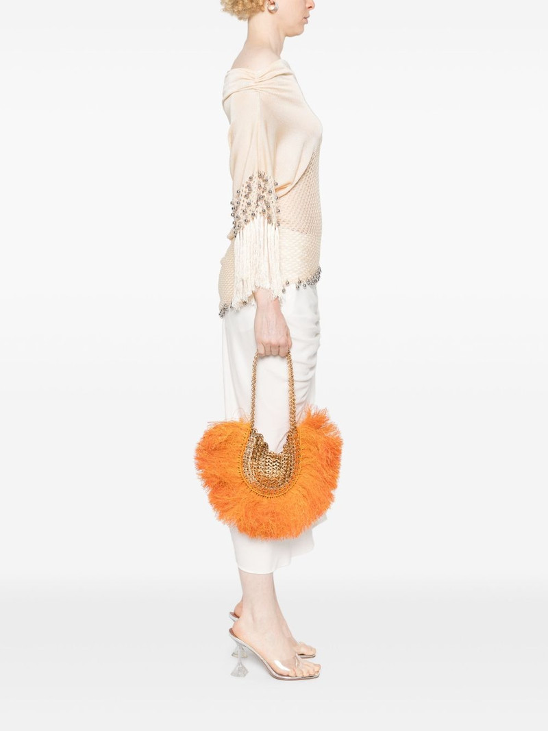 rabanne 1969 Moon fringe-detail tote bag outlook