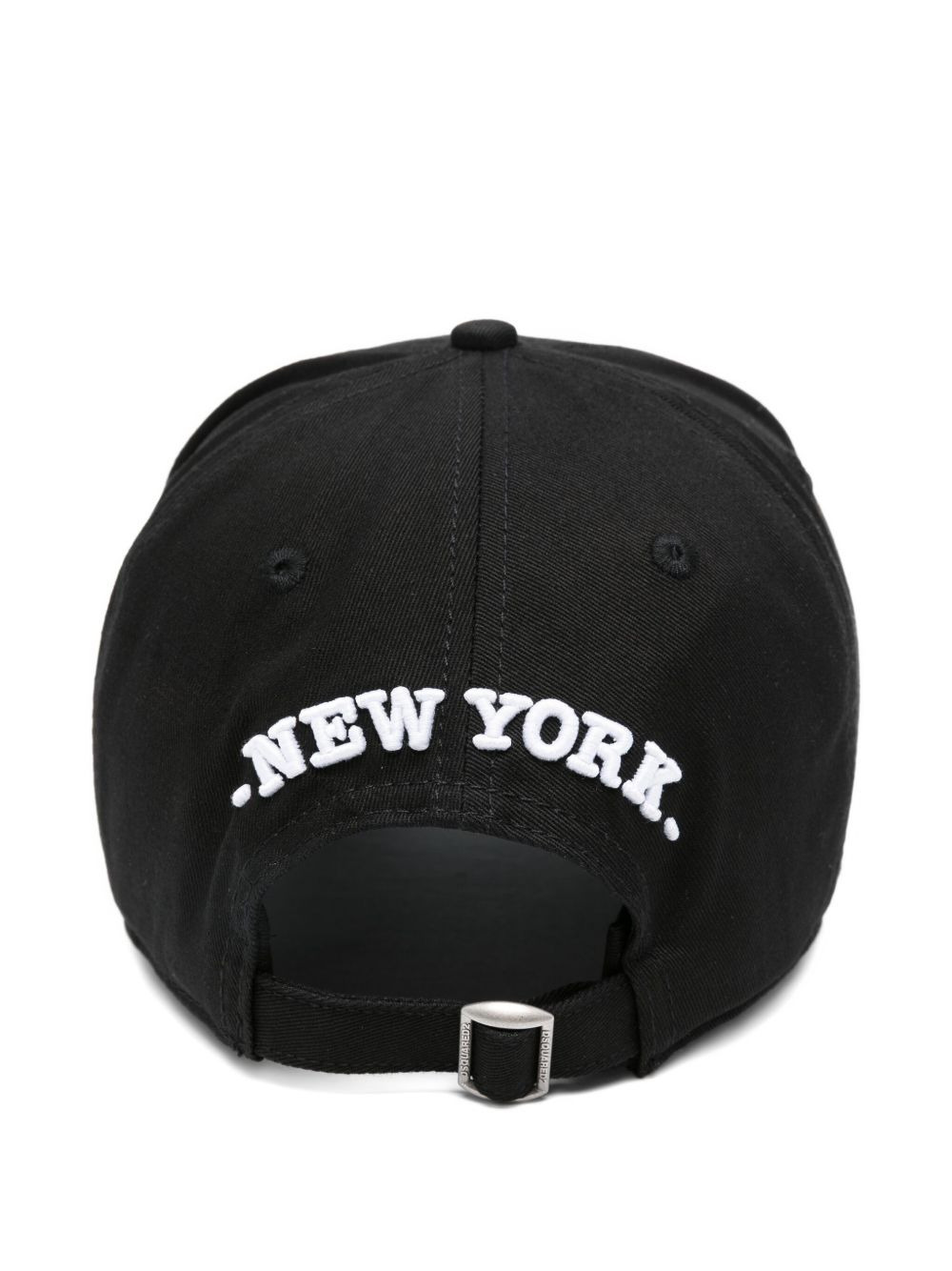 distressed logo-detail baseball cap - 2