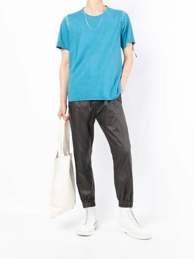 Isaac Sellam seam-detailing organic-cotton T-shirt outlook