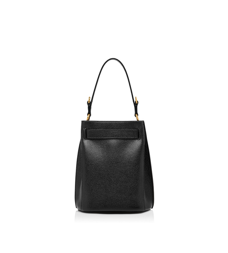 GRAIN LEATHER AUDREY MINI BUCKET BAG 3