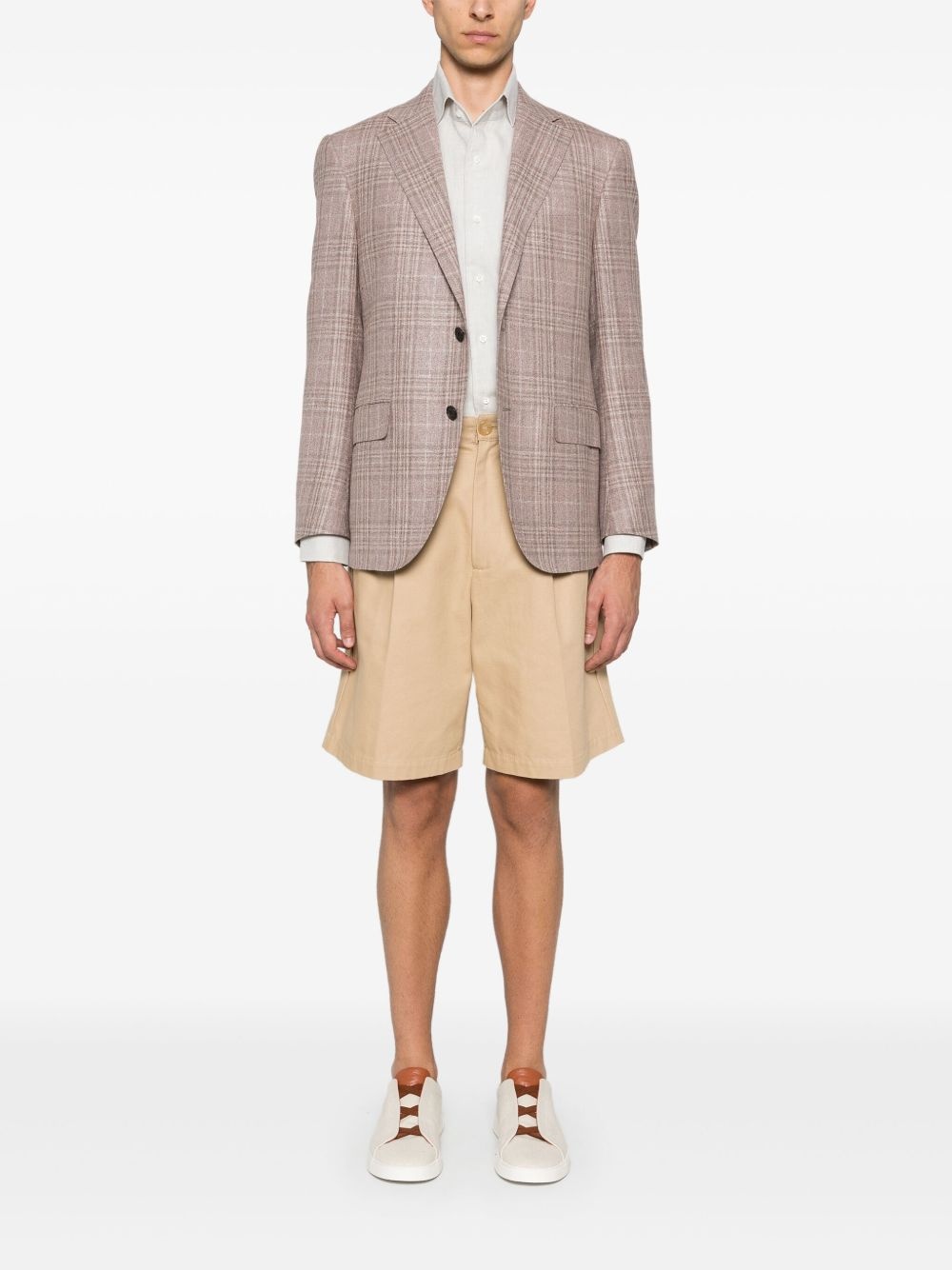 check-pattern blazer - 2