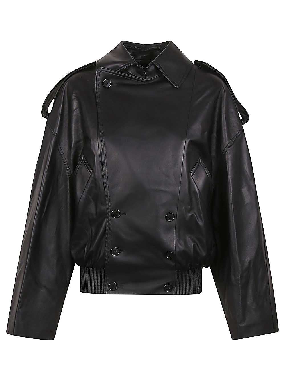 Loewe Leather cropped trench | tessabit | REVERSIBLE