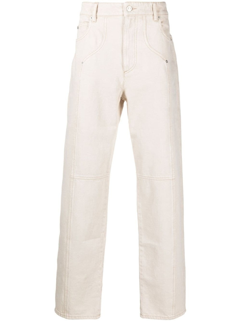 Javi cotton straigh-leg trousers 1