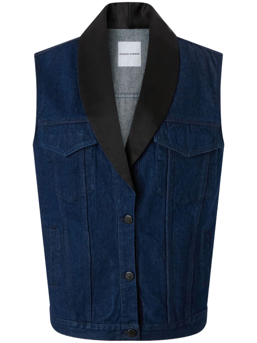 denim vest - 1