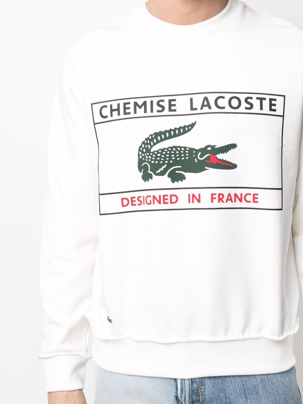 logo print sweatshirt - 6